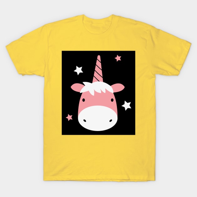 Unicorn (black) T-Shirt by nektarinchen